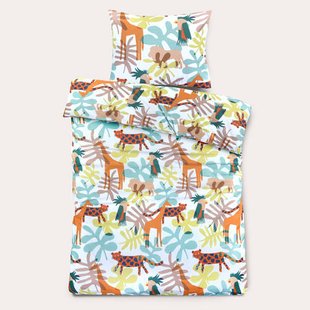 NOUS Kids katoenen dekbedovertrek 1-persoons (140x200 cm)