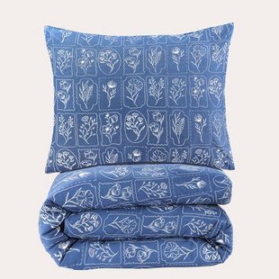 NOUS Living katoenen dekbedovertrek 1-persoons (140x220 cm)