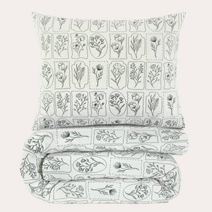 NOUS Living katoenen dekbedovertrek 1-persoons (140x220 cm)