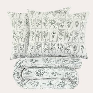 NOUS Living katoenen dekbedovertrek 2-persoons (200x220 cm)