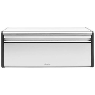 Brabantia broodtrommel met klepdeksel - Matt Steel