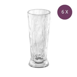 Koziol Bierglas, 300 ml, thermoplastic - Koziol Club No. 10 (6 stuks)