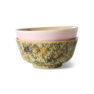 HKLIVING ramen kom 70s (Ø19 cm) (set van 2)