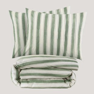 NOUS Living katoenen dekbedovertrek lits-jumeaux (240x220 cm)