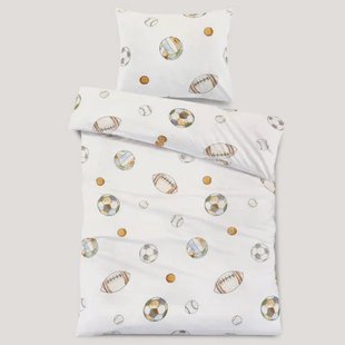 NOUS Kids katoenen dekbedovertrek 1-persoons (140x200 cm)