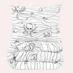 NOUS Kids katoenen dekbedovertrek kinderbed (120x150 cm)