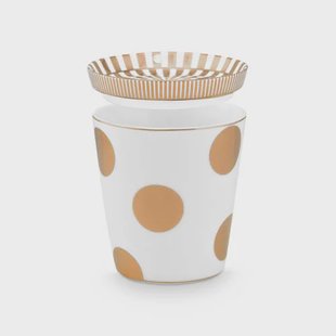 Pip Studio mok met theetip Dot Delight (290 ml) (set van 2)