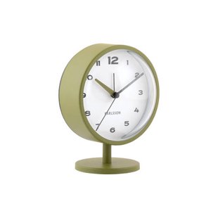 Karlsson tafelklok Brisk Dome groen (6,5x11x13,8 cm)