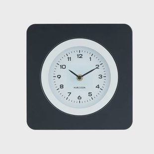 Karlsson wandklok New Vintage zwart