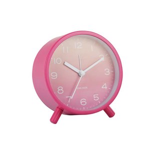 Karlsson wekker Gradient roze (Ø11.5 cm)