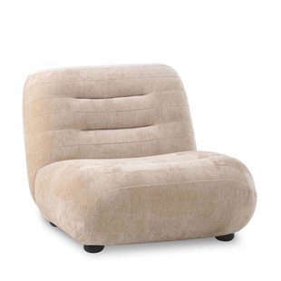 Dutchbone Wyatt Fauteuil Velours Beige