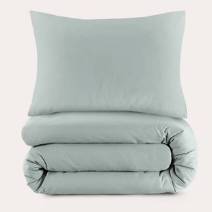 NOUS Kids basis dekbedovertrek - lichtgroen (140x220 cm)