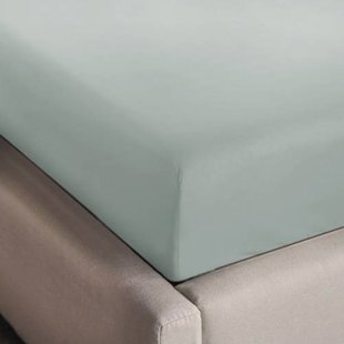 NOUS Kids basis hoeslaken wieg - lichtgroen (40x80 cm)