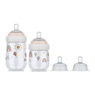 Mepal Mio starterset babyflessen (165 ml + 240 ml + 2 x flesspeen medium)