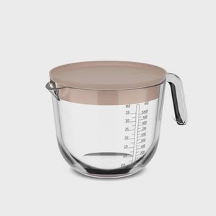 Mepal Chef it glazen maatbeker 1000 ml (met deksel)