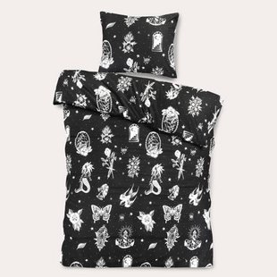 NOUS Living katoenen dekbedovertrek 1-persoons (140x200 cm)