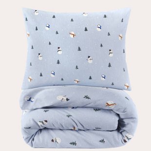 NOUS Kids flanellen dekbedovertrek 1-persoons (140x200 cm)