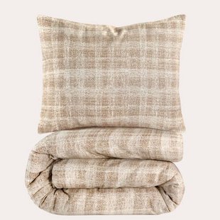 NOUS Living flanellen dekbedovertrek 1-persoons (140x200 cm)