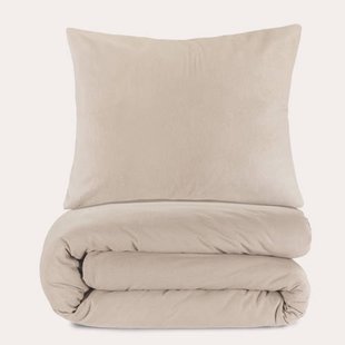 NOUS Living flanellen dekbedovertrek 1-persoons (140x200 cm)