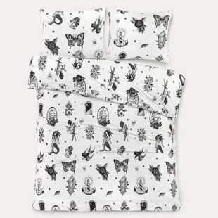 NOUS Living katoenen dekbedovertrek 2-persoons (200x200 cm)