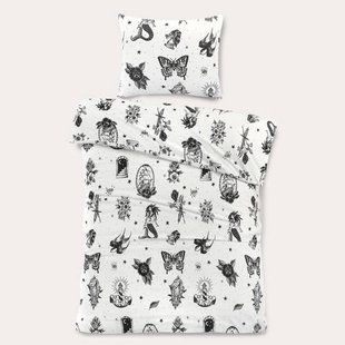 NOUS Living katoenen dekbedovertrek 1-persoons (140x200 cm)