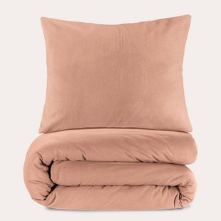 NOUS Living flanellen dekbedovertrek 1-persoons (140x200 cm)