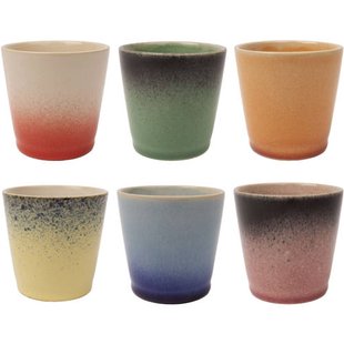 Studio Tavola Koffiekopjes Senseo Fire 200 ml - 6 stuks