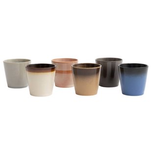 Studio Tavola Koffiekopjes - Earth - 200 ml - 6 stuks