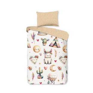 Good Morning katoenen dekbedovertrek kinderbed (120x150 cm)