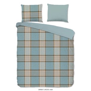 Good Morning flanellen dekbedovertrek 2-persoons (200x220 cm)