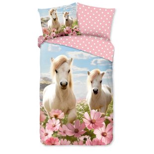 Good Morning katoenen dekbedovertrek 1-persoons (140x220 cm)