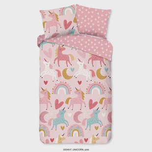 Good Morning flanellen dekbedovertrek 1-persoons (140x220 cm)