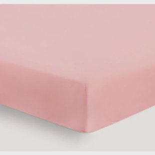 NOUS Kids basis baby hoeslaken ledikant 120 x 60 cm lichtroze