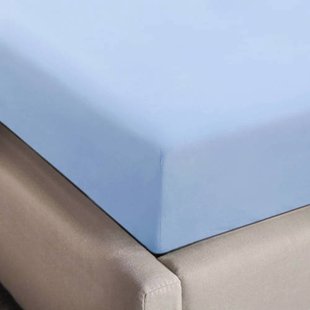 NOUS Living basis hoeslaken blauw