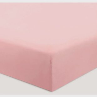 NOUS Kids basis baby hoeslaken wieg 80 x 40 cm lichtroze