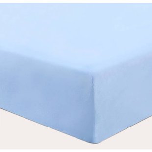 NOUS Kids basis kinderhoeslaken 150 x 70 cm lichtblauw