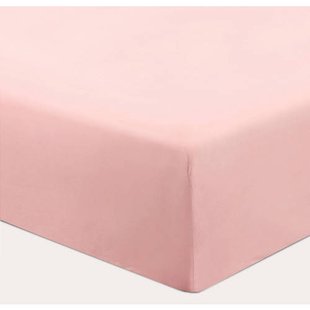 NOUS Kids basis kinderhoeslaken 150 x 70 cm lichtroze