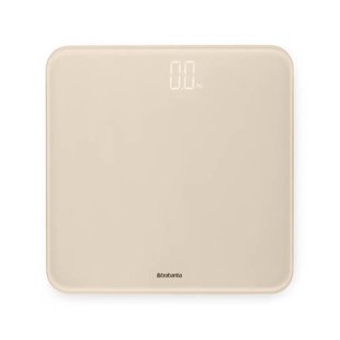 Brabantia ReNew personenweegschaal - op batterijen - Soft Beige