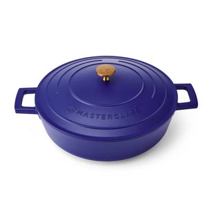 MasterClass gietaluminium braadpan (Ø28 cm) (4L) (lichtgewicht) - blauw