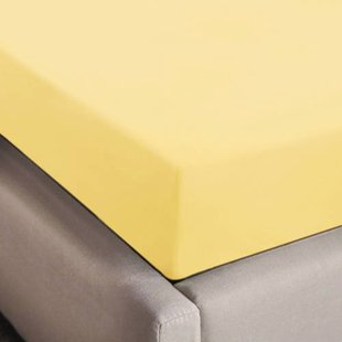 NOUS Living basis hoeslaken geel