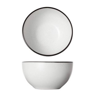 Cosy & Trendy Kom Speckle Wit ø 14 cm - 6 stuks