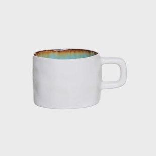 Cosy & Trendy Theekop Koffiekop Laguna Azzurro 230 ml - 4 Stuks