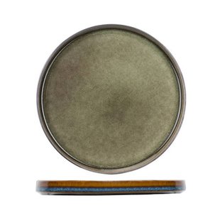 Cosy & Trendy Ontbijtbord Quintana Green ø 22 cm - 4 Stuks