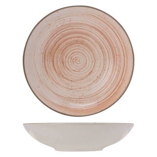 Cosy & Trendy Diep Bord Sintra Terracotta ø 21 cm - 4 Stuks