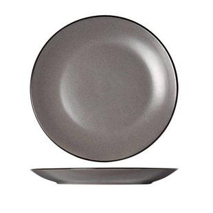 Cosy & Trendy Ontbijtbord Speckle Grijs ø 19.5 cm - 6 stuks