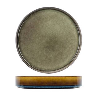 Cosy & Trendy Diep Bord Quintana Green ø 23 cm - 4 Stuks