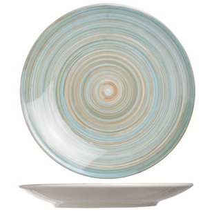 Cosy & Trendy Dinerbord Turbolino Blauw ø 27 cm - 6 stuks