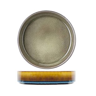 Cosy & Trendy Diep Bord Quintana Green ø 20 cm - 4 Stuks