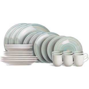 Cosy & Trendy Serviesset Turbolino Blauw 24-Delig / 6 personen