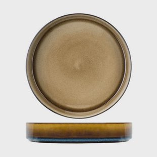 Cosy & Trendy Diep Bord Quintana Amber ø 23 cm - 4 Stuks